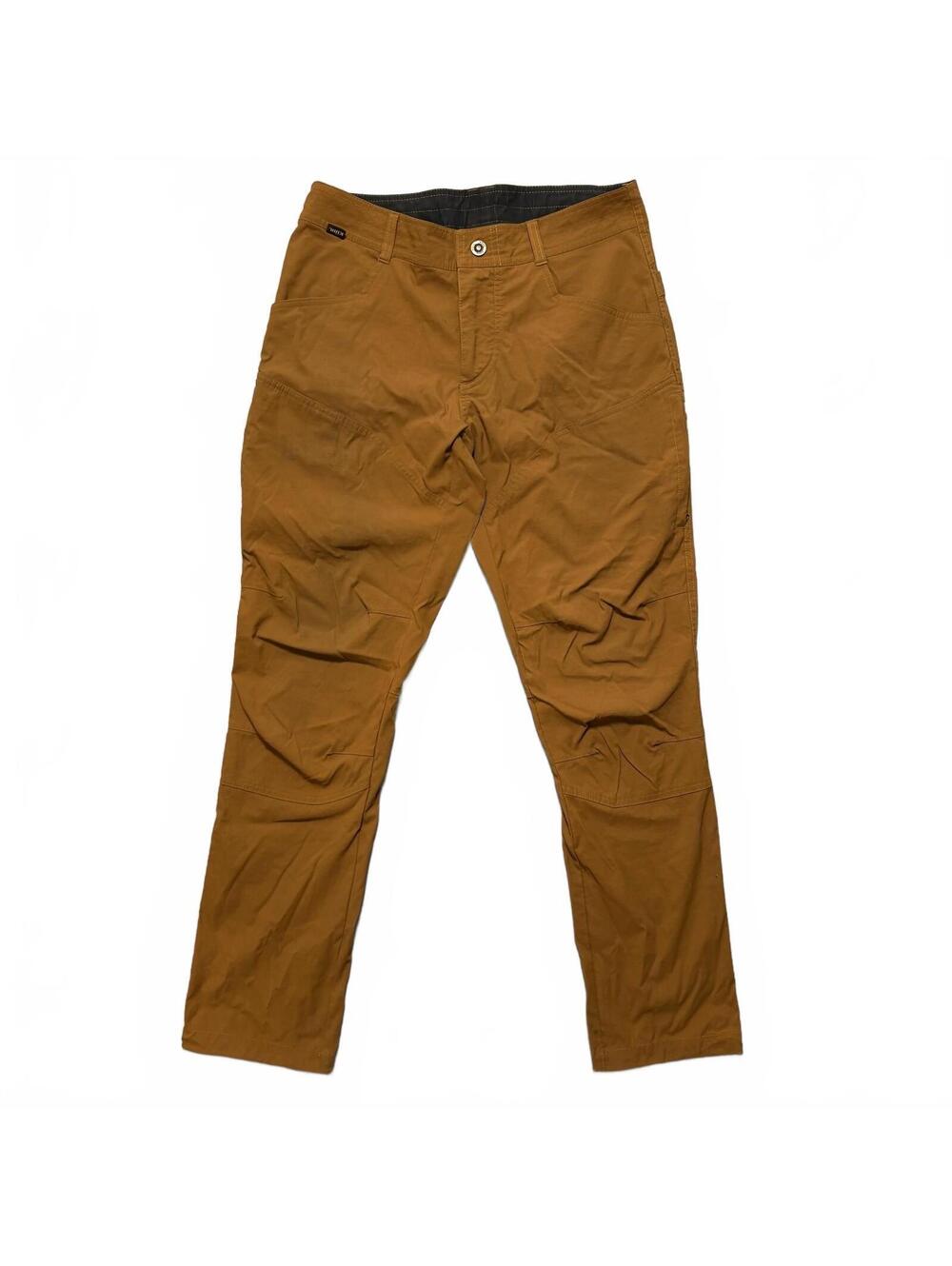Kühl Renegade Rock Pants Men's 32x32 Tan 5603 Stretch Gorpcore Outdoor Trail